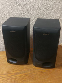 Pair Of Sony SS-M55 Surround Sound Speakers 6Ω 60W Max L + R