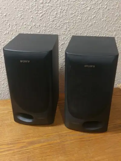 Pair Of Sony SS-M55 Surround Sound Speakers 6Ω 60W Max L + R, View more