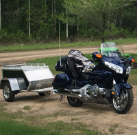 2007 Metallic Blue GL1800A Gold Wing WITH TRAILER under 56,000k