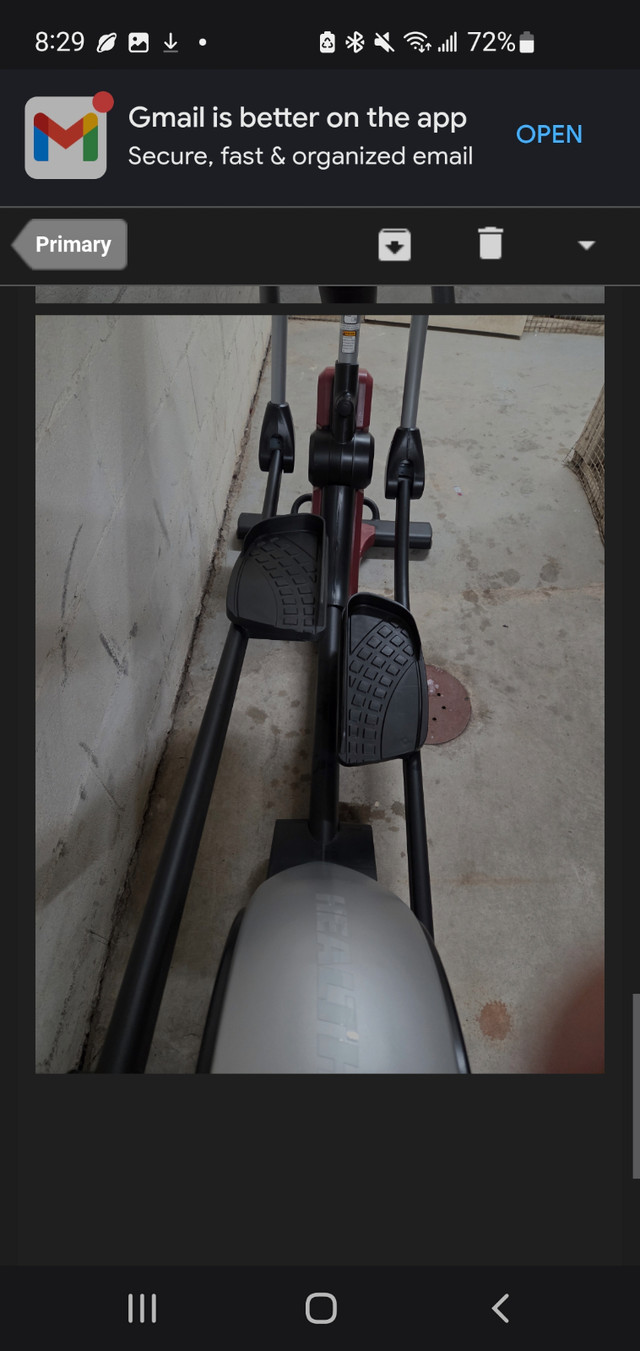 Health rider elliptical workout machine $200 in Exercise Equipment in Ottawa - Image 3