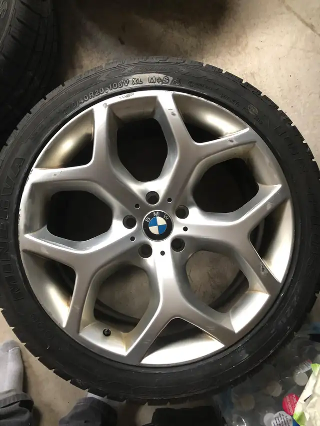 BMW X5 rims with winter tires 20 inch in Tires & Rims in Mississauga / Peel Region - Image 4