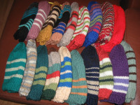 Belles tuques tricotées à la main
