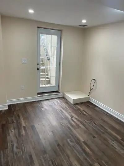 The basement apartment consists of: 1) Beautiful finish with open concept living – dining 2) Two bed...