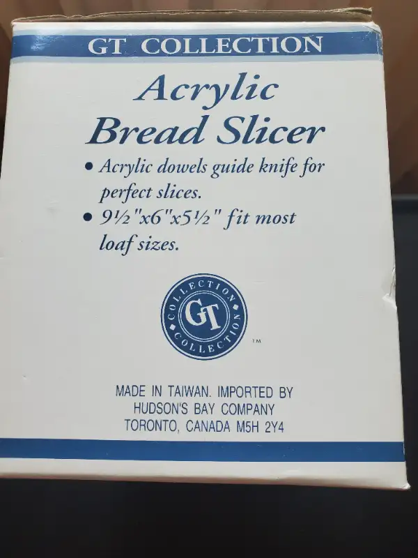 Bread Slicer acrylic GT collection62864744754179121