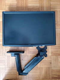 Arm mount and 22" Acer Monitor 