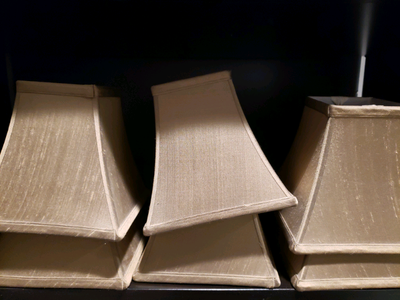 8 shantung silk chandelier cups, View more
