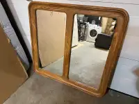 Honey colored wall mirror…ONLY $40