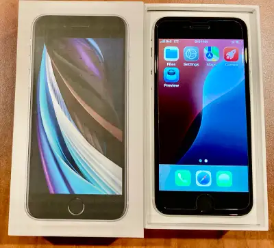 Unlocked IPhone SE 2 w/88% Bat Health 64GB 10/10 Not a mark!, View more