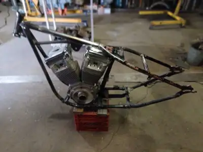 Harley-RIDGID evo, frame 1st gen evo, 4 speed mounts,1 1/2 up, 1 1/2 out, 32 degree neck, converts t...