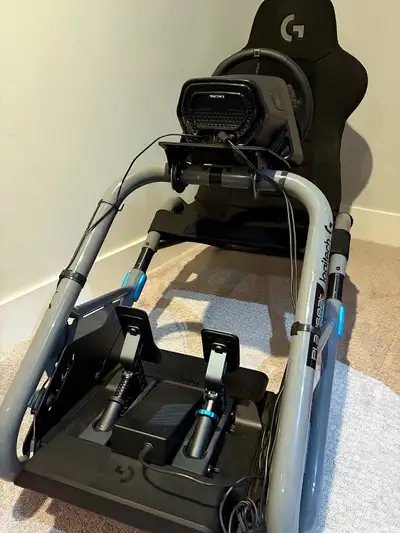Logitech G PRO 11Nm Racing Wheel + Pedals + Playseat Trophy Seat, View more