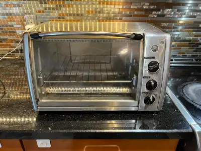 GE Stainless Steel Toaster Oven – Large Capacity, Multi-Function, View more