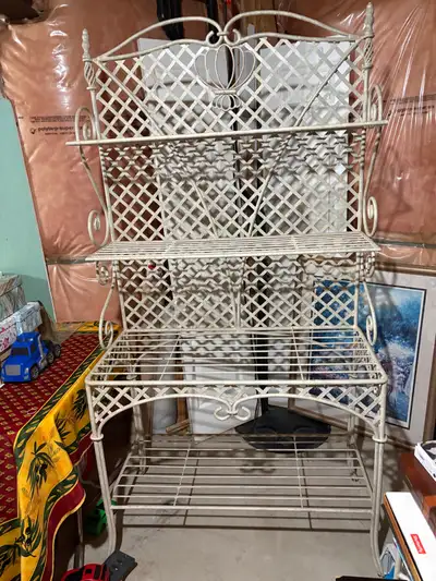 Dining Table and Bakers Rack, View more