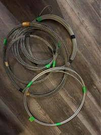 Various lengths of cable