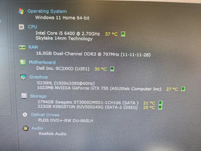 Gaming PC | Intel I5 | 16Gb RAM | GTX 750 | 240Gb SSD + 3Tb HDD in Desktop Computers in Laval / North Shore - Image 3