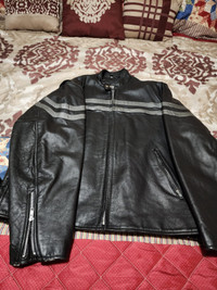 Unik Men's Leather Jacket Size 48