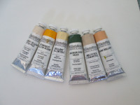 oil paint tubes