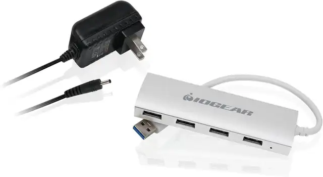 IOGEAR GUH304P Met(AL) P4P 4-port USB 3.0 Powered Hub in Cables & Connectors in Ottawa - Image 2