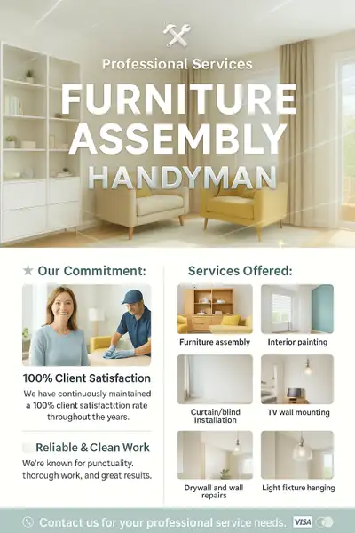 Assemblage de meubles-(438)796-8212-Furniture Assembly-Handyman, View more