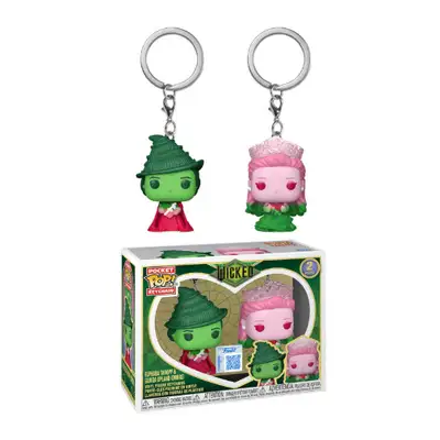 Funko POP Movies 2Pk Keychain Wicked Glinda & Elphaba Exclusive, View more