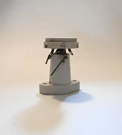 Antique Johnson Porcelain 4 - Pin Tube Socket Assembly No. 20, View more