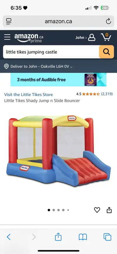 Little Tikes Shady Jump n Slide Bouncer, View more