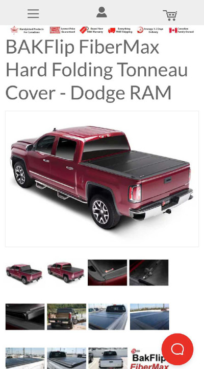 Dodge ram 1500 Bakflip fibermax hard tonneau cover