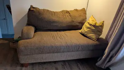 Free used brown loveseat, View more