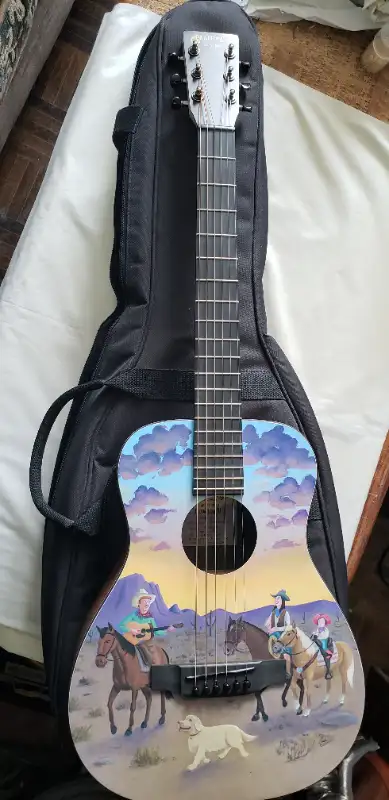 Martin Guitar Company. circa 2002 Cowboy V Limited Edition. Martin's unique Micarta guitars showcase...