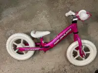 Girls balance bike bicycle 