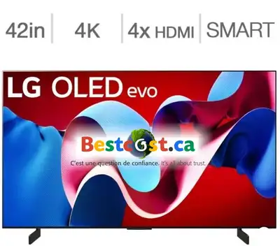 Télévision OLED 42'' OLED42C4PUA OLED 4K 120Hz UHD HDR Smart TV+, View more