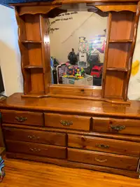 7 drawer dresser and mirror.. 