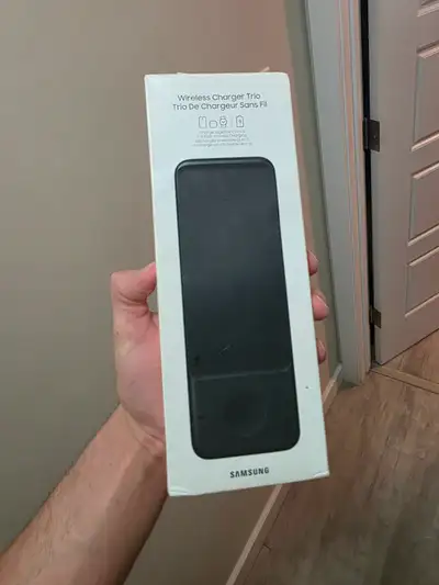 Hello I have this new samsung trio charger wireless for sale! you have to pick it up with cash or I...