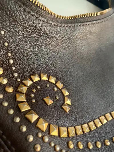 Michael Kors Rhea Studded Small Slouchy Shoulder bag, View more