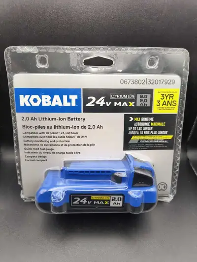 KOBALT 24V BATTERY, View more
