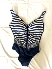 Swimsuit Blue One Piece Swimsuit Womens Size 12 ( X-Large)