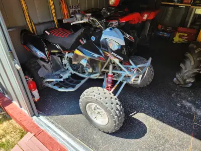 Great shape excellent running sport atv with IRS new battery new nurfbars low hours still has origin...
