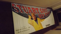 "STUART SAVES HIS FAMILY"MASSIVE MOVIE THEATRE VINYL BANNER 1995