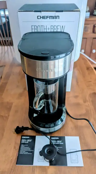 Chefman "Froth & Brew" coffee maker, View more