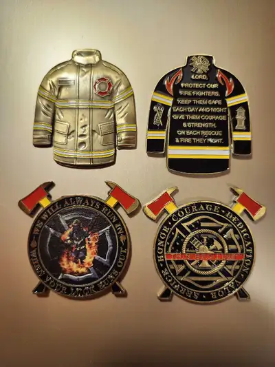 Firefighter and Paramedics challenge coins , View more