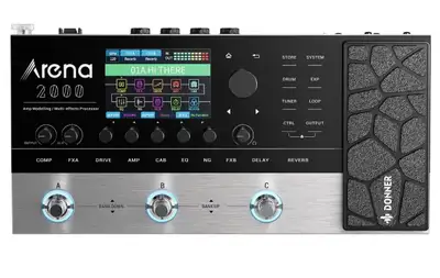 Donner Arena 2000 multi-effects pedal board, View more