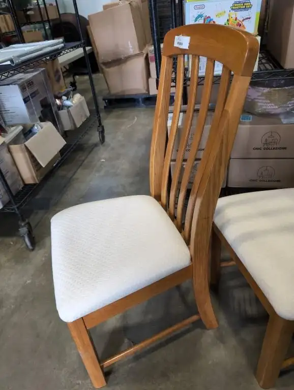 TWO MATICHING DINING CHAIRS -62863734198275122