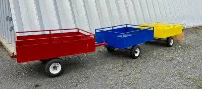 Remorque (petit train) pour enfants ou 3 remorques , View more