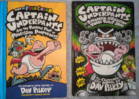 $10 for 2 Captain underpants series  books