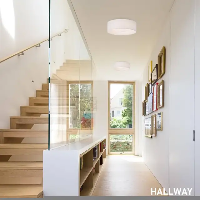 NEW 13" White Fabric Flush Mount Ceiling Light, 24W 3000K LED in Indoor Lighting & Fans in Markham / York Region - Image 9