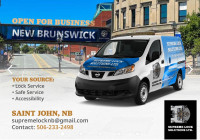 Commercial Locksmith Services Saint John New Brunswick