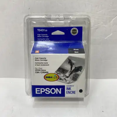 Epson high yield ink cartidge T0431 20 new sealed , View more