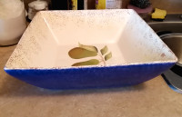 LANDIS INTERNATIOANL CERAMIC BIG SQUARE BOWL 13" X13"