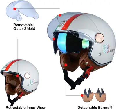 New size L Motorcycle Helmet, DOT Approved