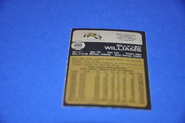 1973 O-Pee-Chee/OPC # 200 Billy Williams Chicago cubs 1 in Arts & Collectibles in Victoriaville - Image 7