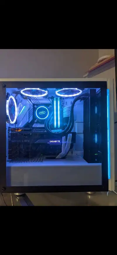 custom white gaming pc, View more